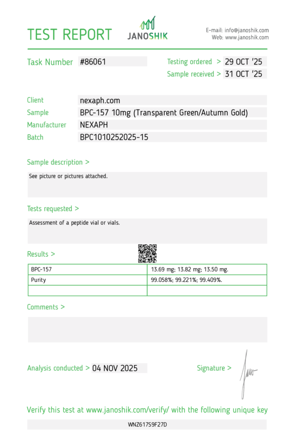 (1BPC 157 10mg 0 vials/Kit)